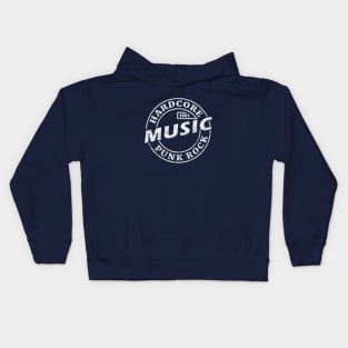 Hardcore Punk Rock Music Kids Hoodie